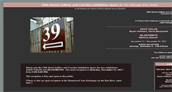 Desktop Screenshot of 39thstreetgallery.org